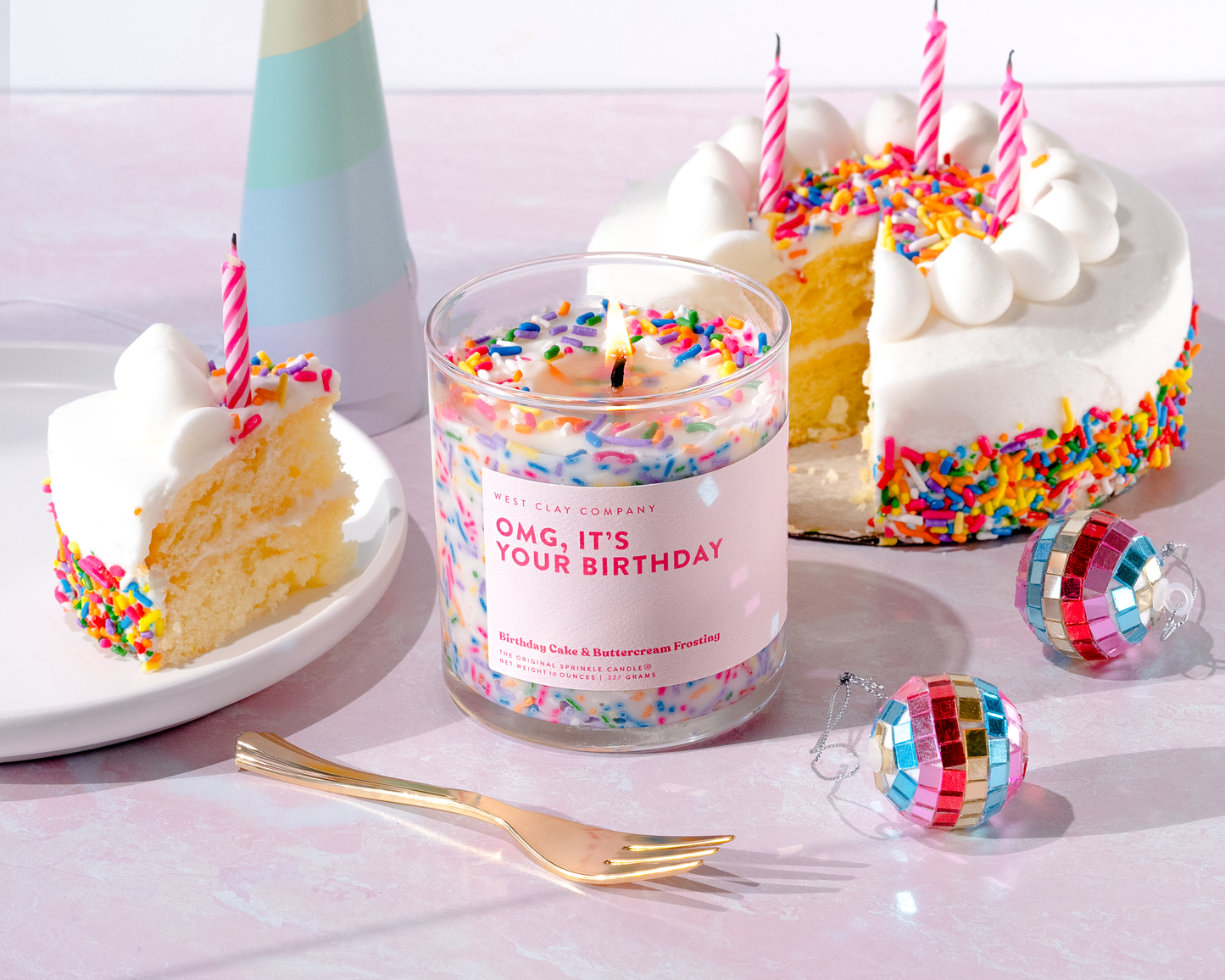 Birthday Sprinkle Candle