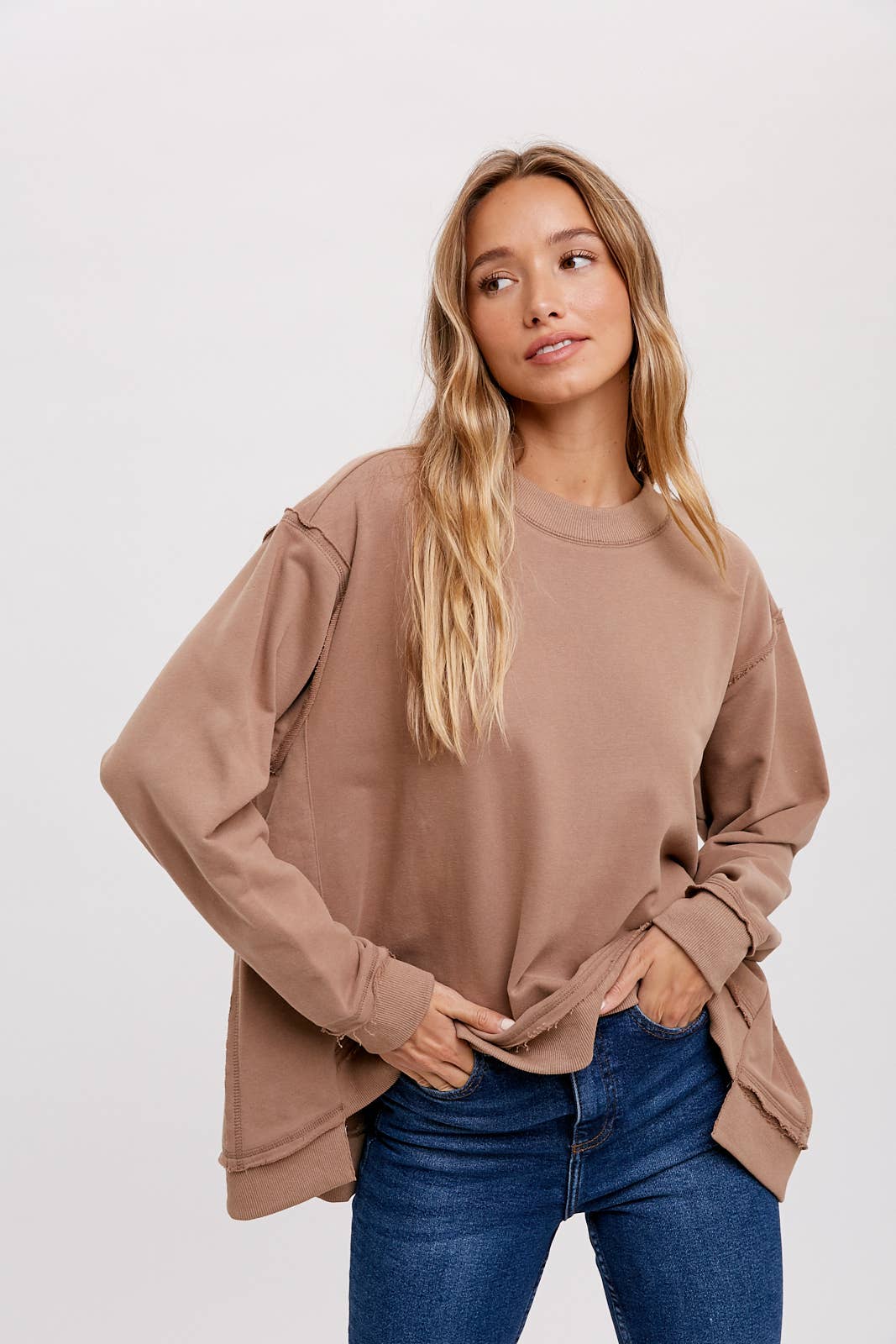 Amelie Crewneck Oversized Sweatshirt