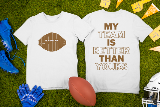 Football! My Team is better... Unisex Jersey Short Sleeve Tee